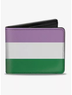 Genderqueer Flag Bifold Wallet