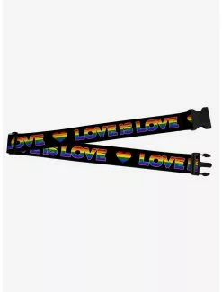 Love Is Love Heart Luggage Strap