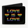 Love Is Love Heart Bifold Wallet -Studio Ghibli Store 15599470 hi