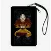 Avatar The Last Airbender Aang Elements Canvas Clutch Wallet -Studio Ghibli Store 15654469 hi