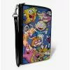 Nickelodeon 90s Character Mash Up Zip Around Wallet -Studio Ghibli Store 15654531 hi