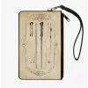 Harry Potter The Wand Of Potter Anatomy Canvas Clutch Wallet -Studio Ghibli Store 15654631 hi