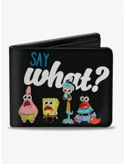 SpongeBob Squarepants And Friends Say What Bifold Wallet