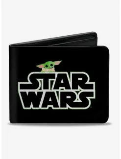 Star Star Wars The Child Peeking Bifold Wallet