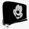 Disney Mickey Mouse Smiling Zip Around Wallet -Studio Ghibli Store 15948594 hi
