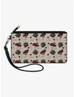 Harry Potter Hogwarts Express Knight Bus Canvas Clutch Wallet