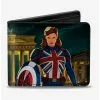 Marvel What If...? Captain Carter Shield Bifold Wallet -Studio Ghibli Store 15948670 hi