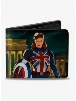 Marvel What If...? Captain Carter Shield Bifold Wallet