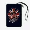 Marvel What If...? Captain Carter Union Jack Canvas Clutch Wallet -Studio Ghibli Store 15948676 hi