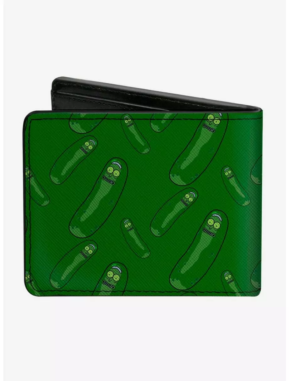 Rick And Morty Pickle Rick Toss Print Bifold Wallet 4 Rick And Morty Pickle Rick Toss Print Bifold Wallet - Image 2