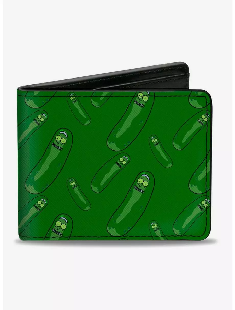 Rick And Morty Pickle Rick Toss Print Bifold Wallet 3 Rick And Morty Pickle Rick Toss Print Bifold Wallet