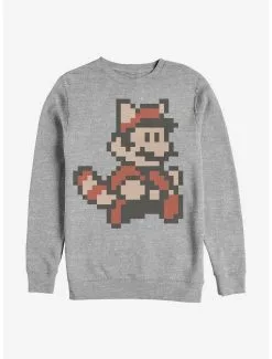 Nintendo Mario Fly Raccoon Crew Sweatshirt