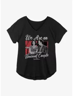 Marvel WandaVision Romantic Unusual Couple Girls Plus Size T-Shirt