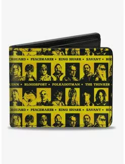 DC Comics The Suicide Squad Caution Block Bifold Wallet