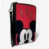 Disney Mickey Mouse Shock Close Up Zip Around Wallet -Studio Ghibli Store 16926201 hi
