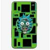 Rick And Morty Logo Faces Hinge Wallet -Studio Ghibli Store 16926271 hi