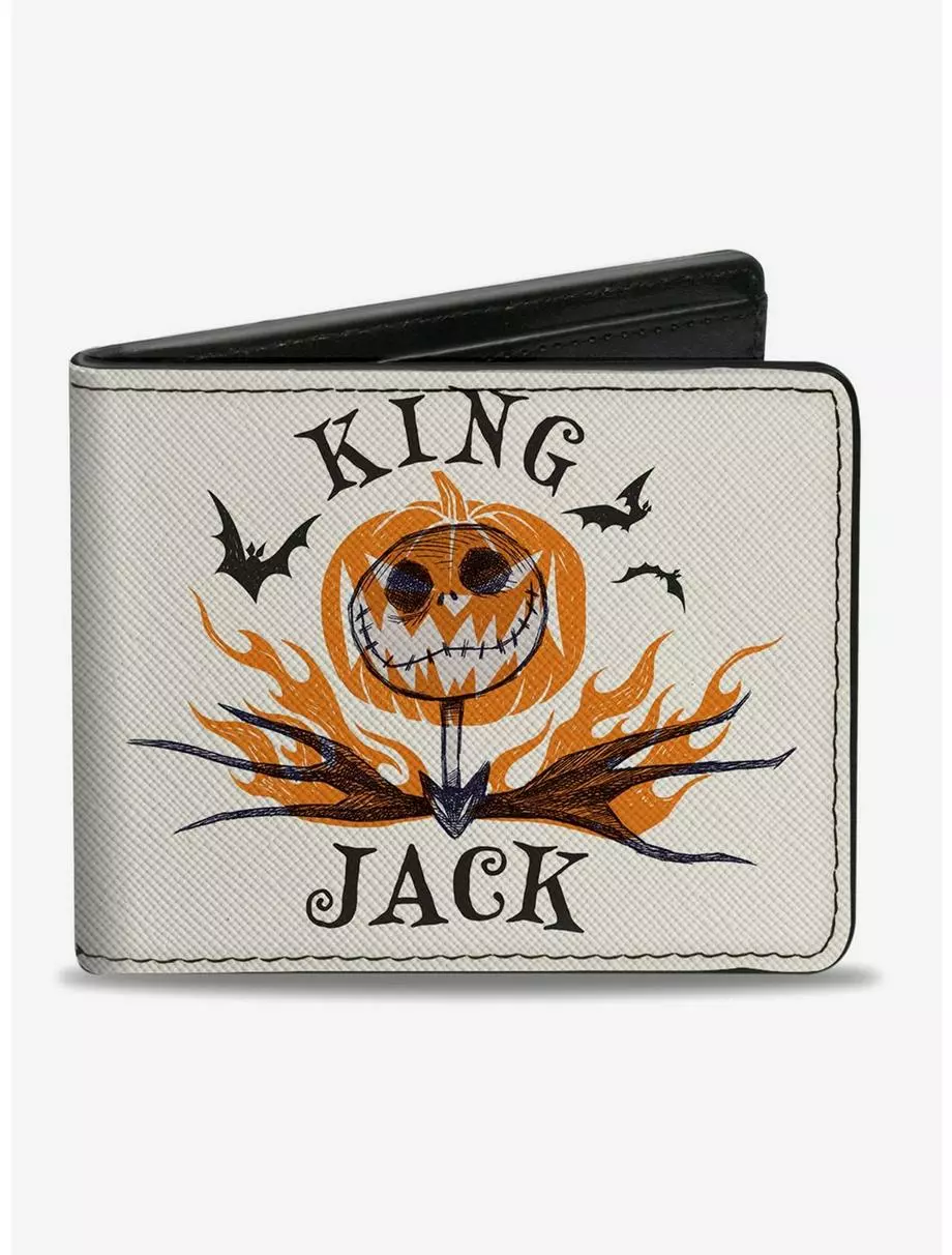 The Nightmare Before Christmas King Jack Bifold Wallet 3 The Nightmare Before Christmas King Jack Bifold Wallet