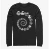 Disney The Nightmare Before Christmas Jack Emotions Spiral Long-Sleeve T-Shirt -Studio Ghibli Store 17015038 hi