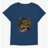 Cottagecore Skeleface Garden Skelefae Garden Girls T-Shirt Plus Size -Studio Ghibli Store 17047552 hi
