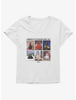 Barbie Holiday Holiday Party Like Girls T-Shirt Plus Size