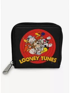 Looney Tunes Vegan Leather Zip Around Wallet