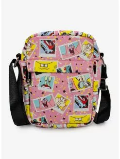 SpongeBob SquarePants And Friends Vegan Leather Crossbody Bag