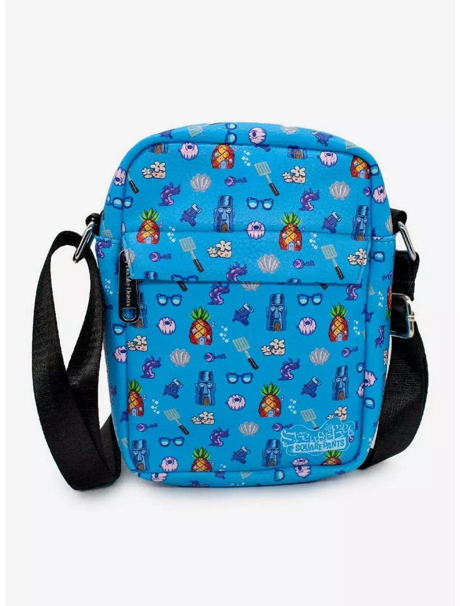 SpongeBob SquarePants Under The Sea Vegan Leather Crossbody Bag 3 SpongeBob SquarePants Under The Sea Vegan Leather Crossbody Bag