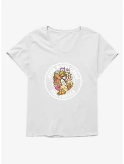 HT Creators: Fuzzballs Junk Food Crew Girls T-Shirt Plus Size