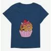 HT Creators: Fuzzballs Cupcake Tiger Girls T-Shirt Plus Size -Studio Ghibli Store 17976038 hi