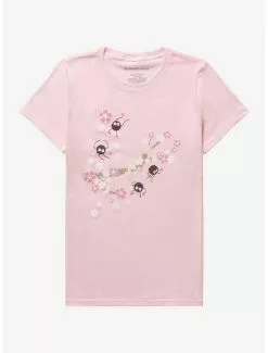 Studio Ghibli Spirited Away Soot Sprites Sakura Girls T-Shirt