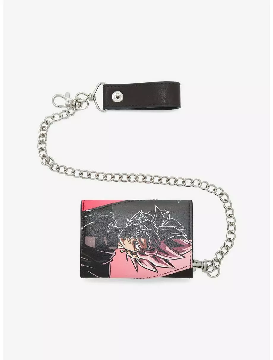 Dragon Ball Super Goku Super Saiyan Rose Trifold Chain Wallet 4 Dragon Ball Super Goku Super Saiyan Rose Trifold Chain Wallet - Image 2
