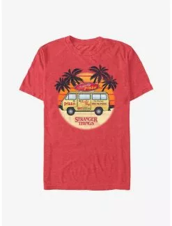 Stranger Things Surfer Boy Sunset T-Shirt