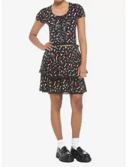 Cottage Critters Lace-Up Girls Top -Studio Ghibli Store 19039669 av1