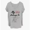 Star Wars The Mandalorian Heart Belong To The Child Girls T-Shirt Plus Size -Studio Ghibli Store 19197758 hi