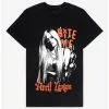 Avril Lavigne Bite Me Boyfriend Fit Girls T-Shirt -Studio Ghibli Store 19252875 hi