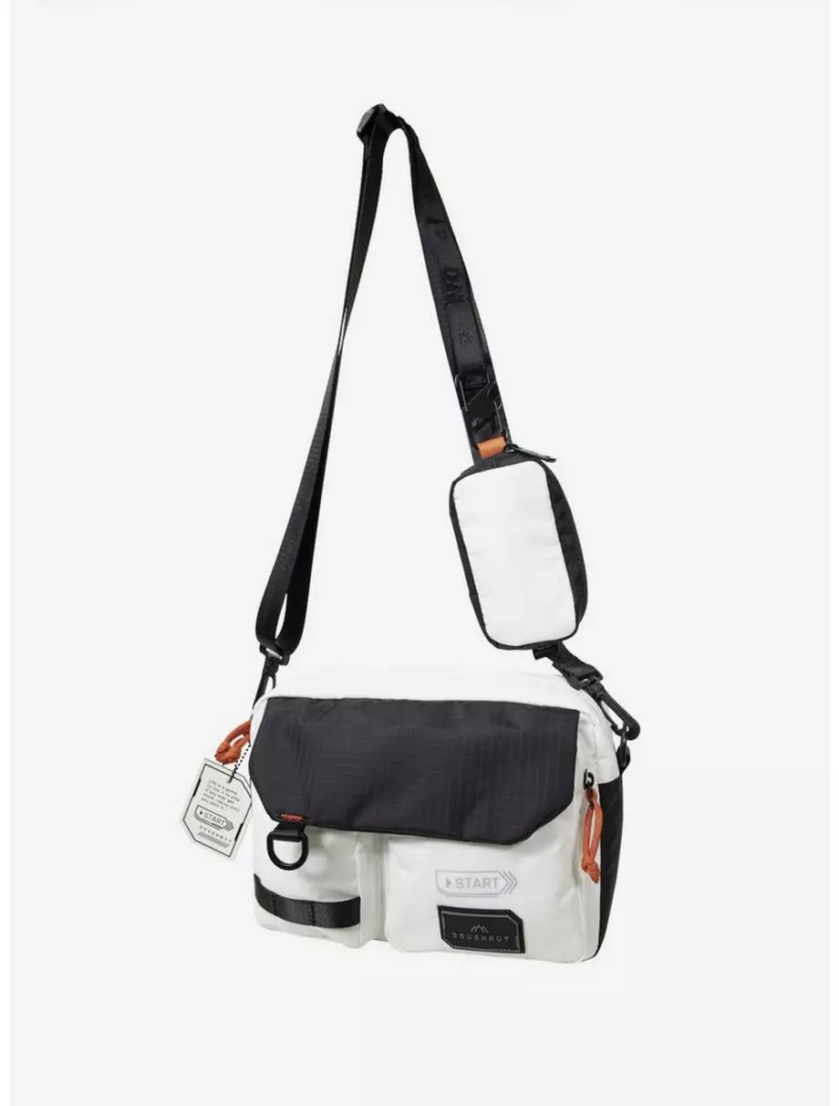 Doughnut Mission White Crossbody 4 Doughnut Mission White Crossbody - Image 2