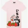 Panda Strawberry Milk By Angry Panda -Studio Ghibli Store 19640759 hi