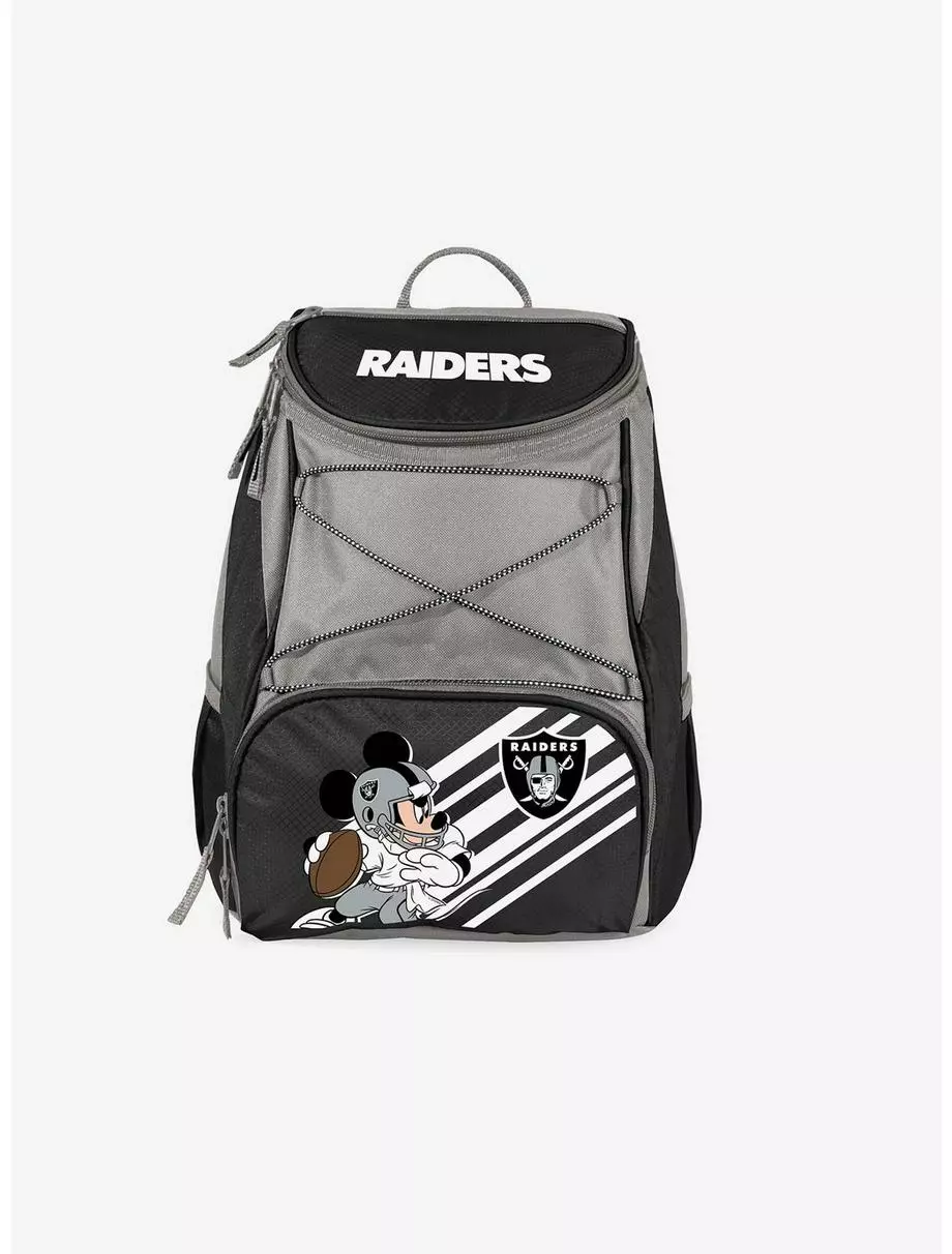 Disney Mickey Mouse NFL Las Vegas Raiders Cooler Backpack 3 Disney Mickey Mouse NFL Las Vegas Raiders Cooler Backpack
