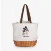 Disney Mickey Mouse NFL Minnesota Vikings Canvas Willow Basket Tote -Studio Ghibli Store 19831809 hi