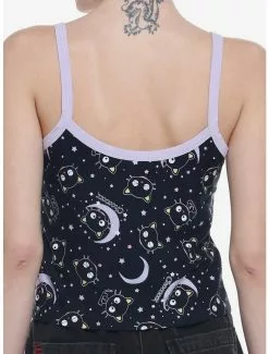 Chococat Moons & Stars Crop Girls Tank Top -Studio Ghibli Store 19836121 av2