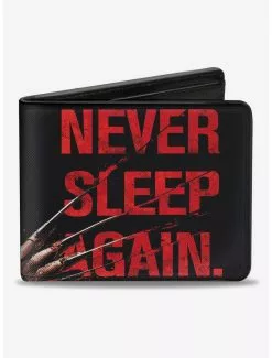 A Nightmare On Elm St Never Sleep Bifold Wallet