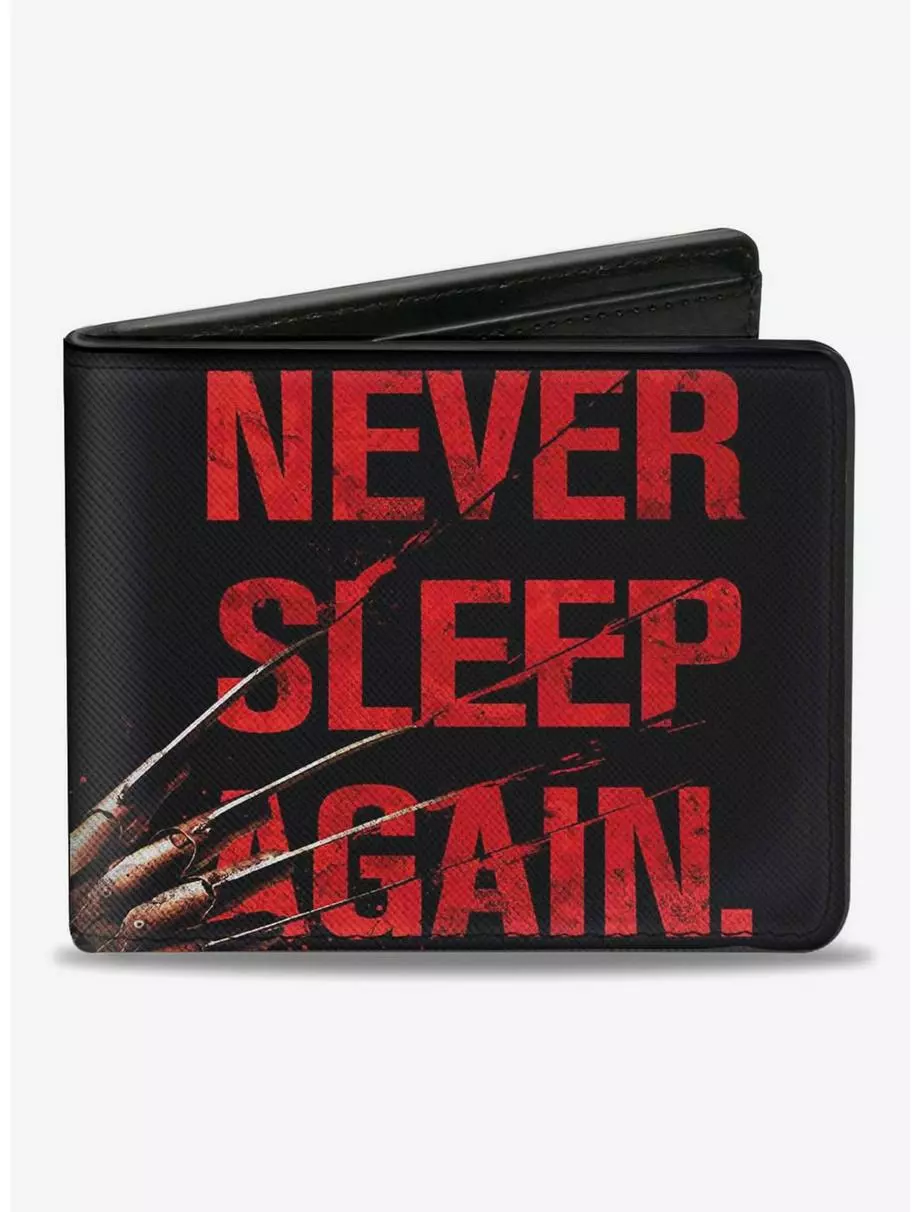 A Nightmare On Elm St Never Sleep Bifold Wallet 3 A Nightmare On Elm St Never Sleep Bifold Wallet