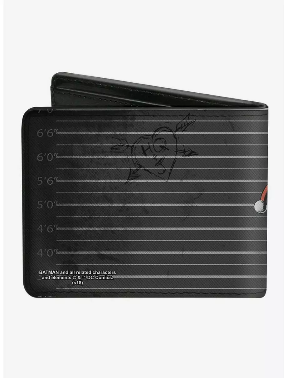 DC Comics Batman Harley Quinn Joker Bifold Wallet 4 DC Comics Batman Harley Quinn Joker Bifold Wallet - Image 2