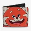 Disney Pixar Turning Red Smiling Bifold Wallet -Studio Ghibli Store 19886274 hi