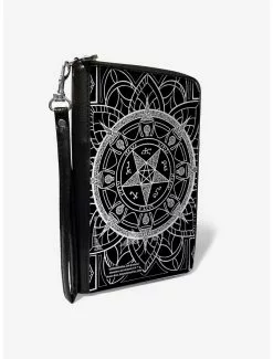 Supernatural Devils Trap Symbol Zip Around Wallet