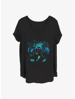 Disney The Little Mermaid Ursula Under The Sea Girls T-Shirt Plus Size