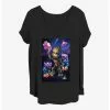 Marvel Guardians Of The Galaxy Groot Plants Girls T-Shirt Plus Size -Studio Ghibli Store 19913020 hi