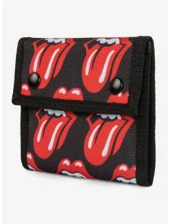 Bugatti Rolling Stones Trifold Wallet With Double Snap Closure Red And Black -Studio Ghibli Store 19958706 av1