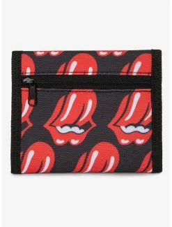 Bugatti Rolling Stones Trifold Wallet With Double Snap Closure Red And Black -Studio Ghibli Store 19958706 av3