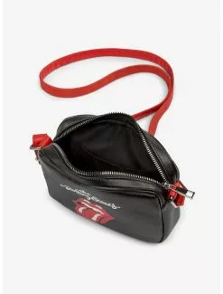 Bugatti Rolling Stones Vegan Leather Crossbody Bag Black With Red Strap 9 Bugatti Rolling Stones Vegan Leather Crossbody Bag Black With Red Strap -Studio Ghibli Store 19958710 av2
